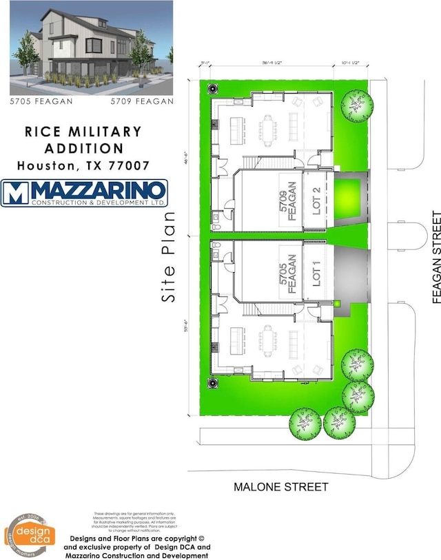 5705 Feagan St, Houston, TX 77007 - view of property floor plan
