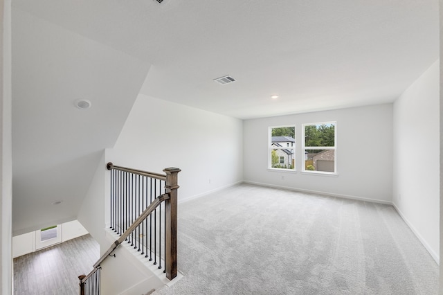 1235 Buffalo Run, Tomball, TX 77375 - spare room featuring light carpet