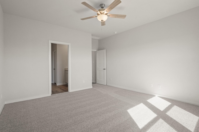 105 Bayou Bend Ct, Angleton, TX 77515 - unfurnished bedroom featuring light carpet and ceiling fan