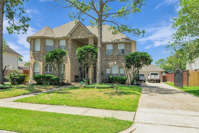 1414 Pine Meadow Ct, Pearland, TX 77581 - view of front of property with brick siding and a shingled roof