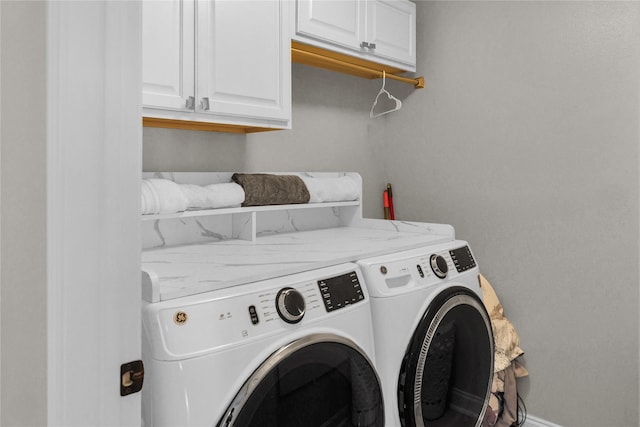 1414 Pine Meadow Ct, Pearland, TX 77581 - washroom with cabinet space and separate washer and dryer
