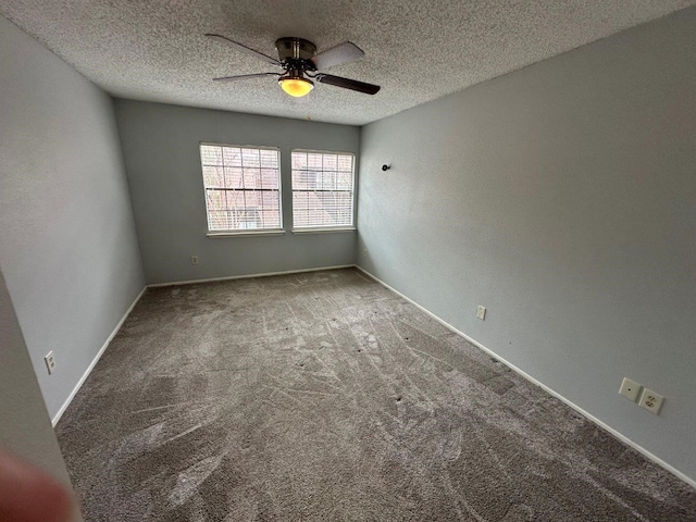 2510 Grants Lake Blvd Unit 101, Sugar Land, TX 77479 - unfurnished room featuring carpet flooring, a ceiling fan, and a textured ceiling
