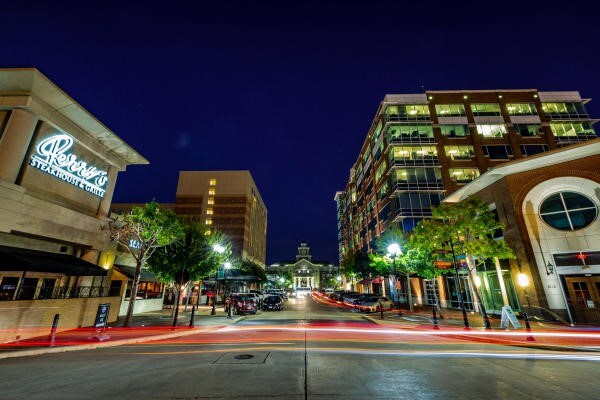 2510 Grants Lake Blvd Unit 101, Sugar Land, TX 77479 - view of property at twilight