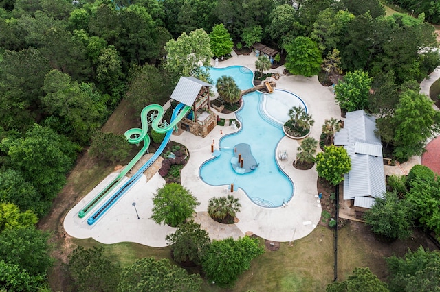 134 Biltmore Loop, Montgomery, TX 77316 - bird's eye view of a pool area