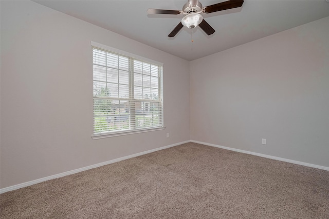 8326 Erasmus Landing Ct, Houston, TX 77044 - unfurnished room with plenty of natural light, carpet floors, and a ceiling fan