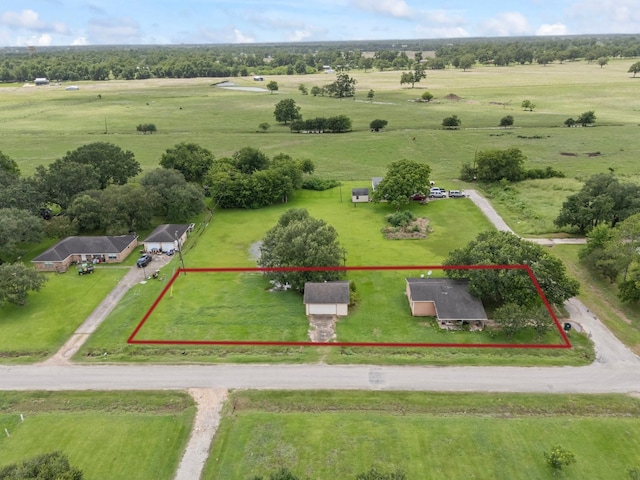 501 Carlson Cir, Wharton, TX 77488 - view of rural area featuring property parcel outlined and agricultural land
