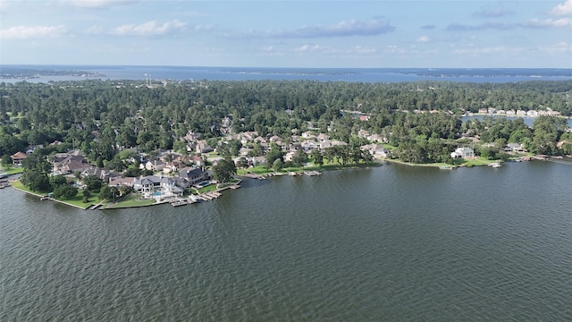 2818 Lake Forest Dr, Montgomery, TX 77356 - aerial perspective of suburban area featuring a nearby body of water