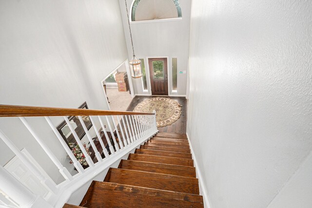 2128 Wimbleton Ct, Pearland, TX 77581 - stairway with baseboards