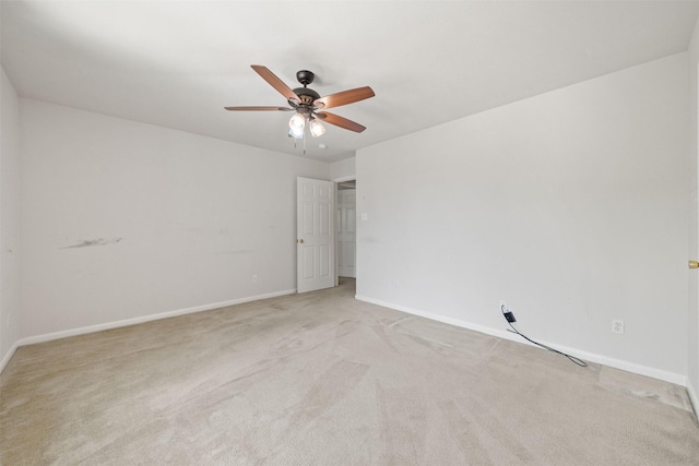 2022 Grand Willow Ln, Richmond, TX 77469 - spare room featuring light colored carpet and ceiling fan