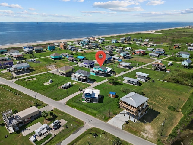 1790 Catfish Ln, Crystal Beach, TX 77650 - aerial overview of property's location with a nearby body of water