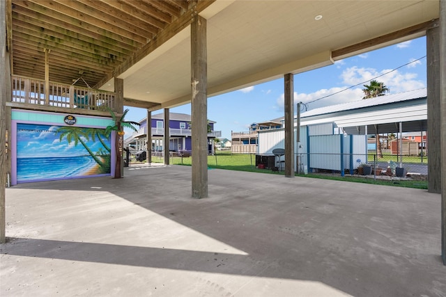 1790 Catfish Ln, Crystal Beach, TX 77650 - view of patio / terrace with a carport