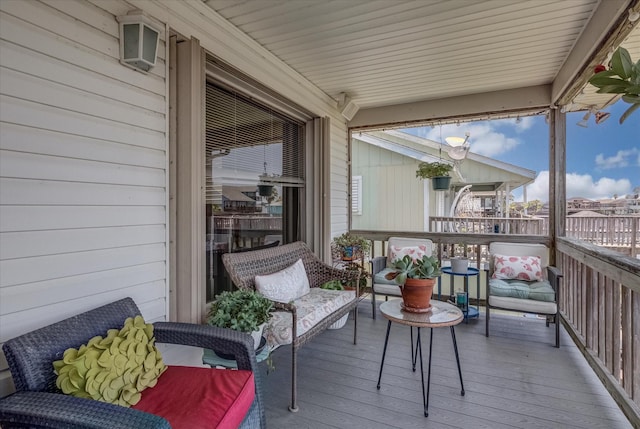 1120 Redfish St, Bayou Vista, TX 77563 - view of wooden deck