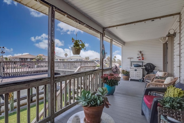 1120 Redfish St, Bayou Vista, TX 77563 - view of deck