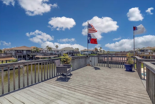 1120 Redfish St, Bayou Vista, TX 77563 - deck with a residential view