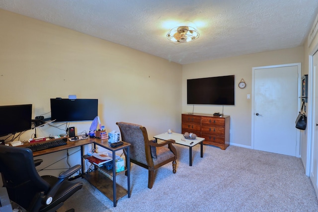 16322 Clearcrest Dr, Houston, TX 77059 - carpeted office space with a textured ceiling