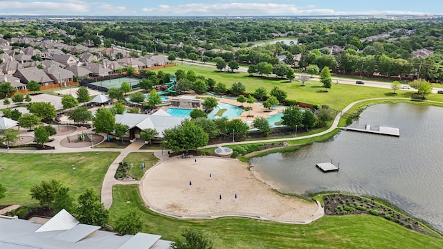 18314 Pedernales Springs Dr, Cypress, TX 77433 - aerial view of a nearby body of water