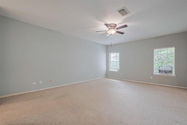 4001 Tanglewilde St Unit 1402, Houston, TX 77063 - unfurnished room with a ceiling fan and light carpet