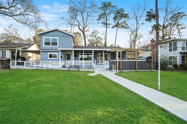 13318 Southshore Dr, Conroe, TX 77304 - back of house with covered porch