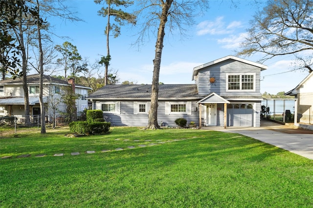 13318 Southshore Dr, Conroe, TX 77304 - view of front of home with an attached garage and driveway