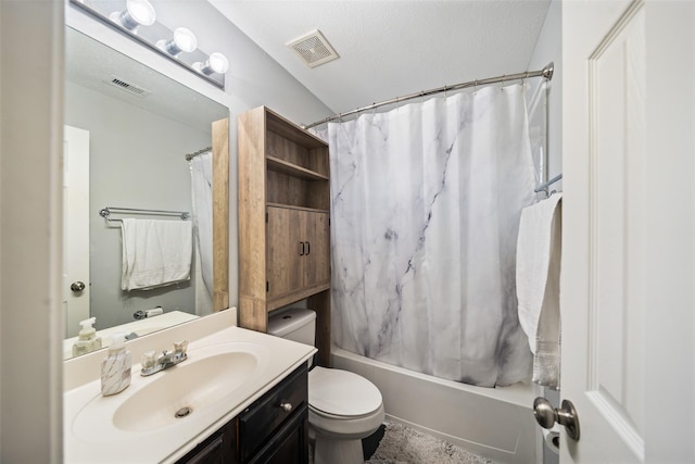 5726 Straight Way, Houston, TX 77339 - bathroom featuring vanity and shower / tub combo with curtain