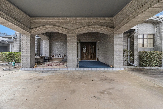 1454 Oday, Pearland, TX 77581 - view of exterior entry with brick siding
