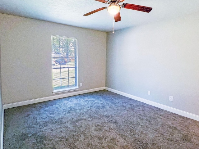 415 Sevenhampton Ln, Houston, TX 77015 - empty room featuring plenty of natural light, carpet, and ceiling fan
