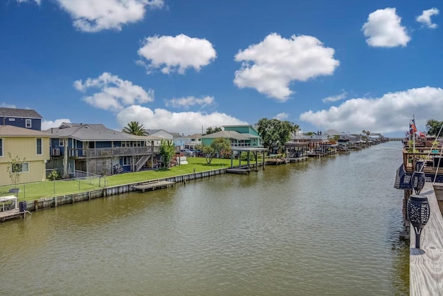 253 Barracuda St, Bayou Vista, TX 77563 - water view featuring nearby suburban area