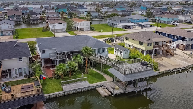 253 Barracuda St, Bayou Vista, TX 77563 - aerial perspective of suburban area with a nearby body of water