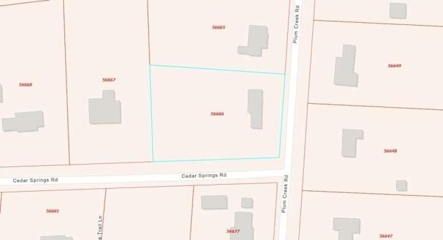 447 Plum Creek Rd, Longview, TX 75605 - parcel map