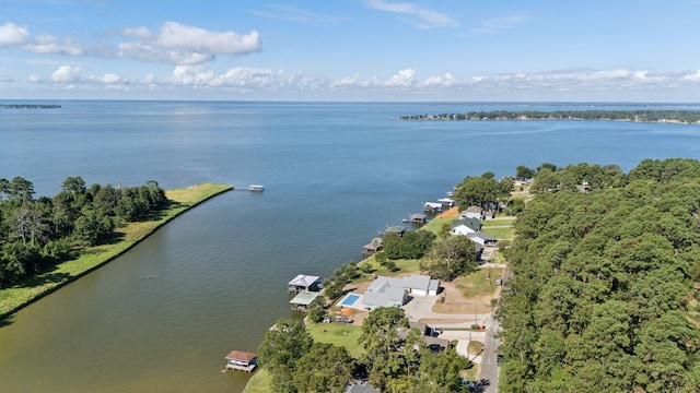 527 Caney Creek Dr, Livingston, TX 77351 - drone / aerial view of a large body of water