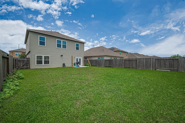 3638 Bright Moon Ct, Katy, TX 77449 - rear view of house with a fenced backyard