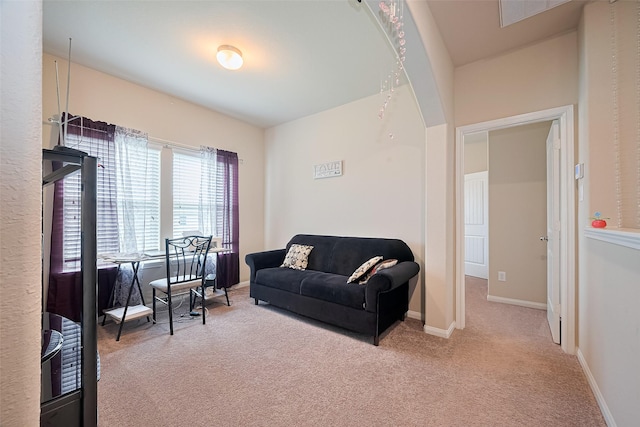 3638 Bright Moon Ct, Katy, TX 77449 - living room featuring light colored carpet and baseboards