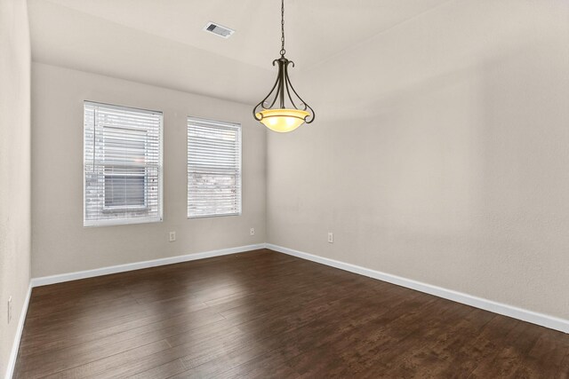 2306 Urban Forest Ct, Spring, TX 77386 - unfurnished room featuring dark wood-type flooring and baseboards