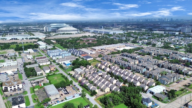 2214 Naomi St, Houston, TX 77054 - aerial view of property's location featuring nearby urban area