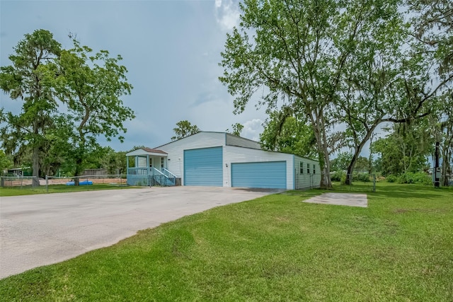 1725 County Road 244e, Brazoria, TX 77422 - view of detached garage