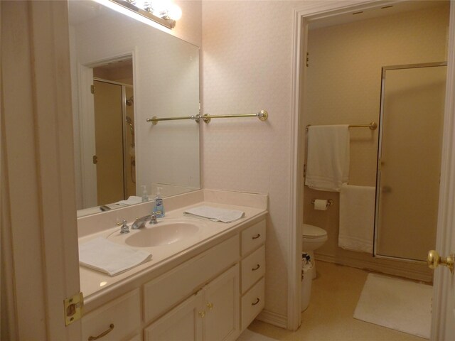 1501 E Pecan St, Brenham, TX 77833 - bathroom featuring a stall shower and vanity