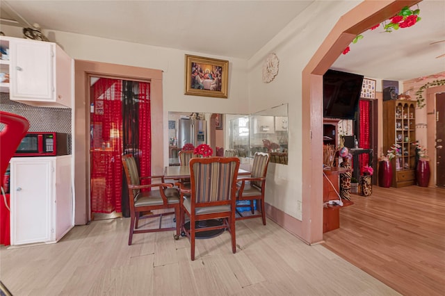 4103 Lumber Ln, Houston, TX 77016 - dining room with light wood-style floors