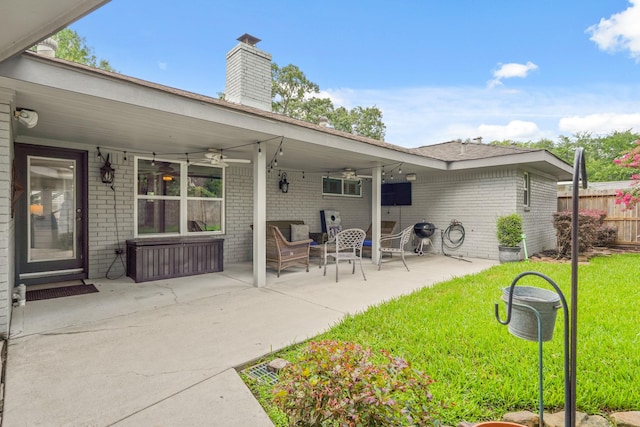 5743 Braesheather Dr, Houston, TX 77096 - view of patio with a grill
