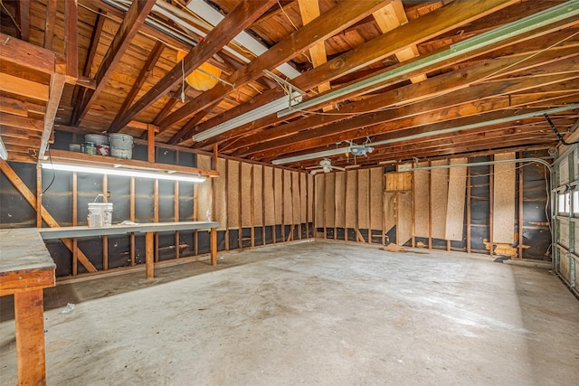3810 Marlin Ln, La Porte, TX 77571 - miscellaneous room with concrete flooring