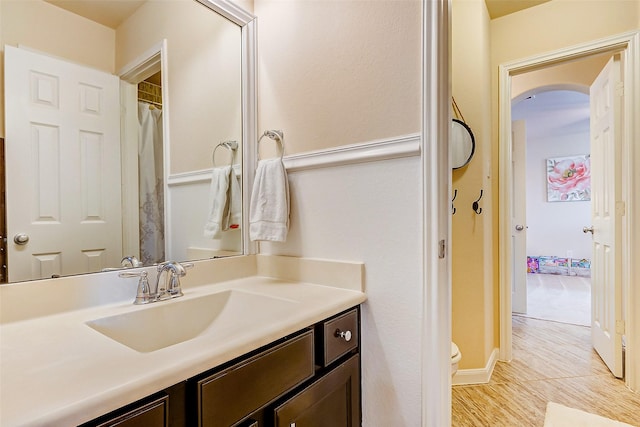 20910 Cordell Landing Dr, Richmond, TX 77407 - bathroom with vanity and toilet