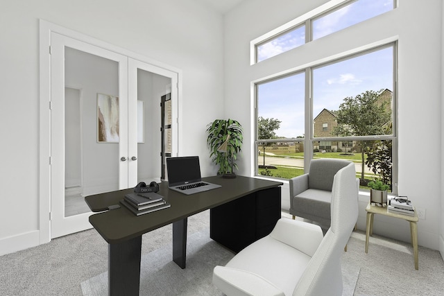 10407 Denebola Way, Richmond, TX 77406 - carpeted office space with french doors