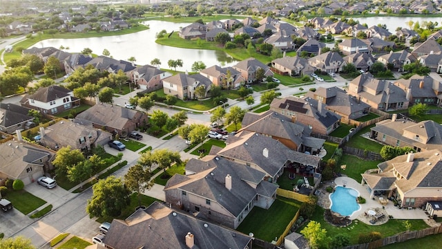 5409 Aroma Knoll Ln, Rosharon, TX 77583 - aerial view of property's location featuring nearby suburban area and a large body of water