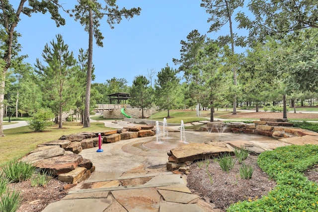 222 Speckled Woods Pl, Conroe, TX 77318 - view of home's community with view of wooded area