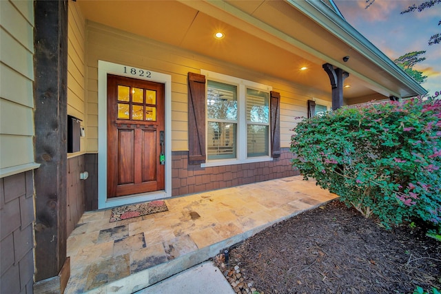 1822 Gardenia Dr, Houston, TX 77018 - property entrance with covered porch