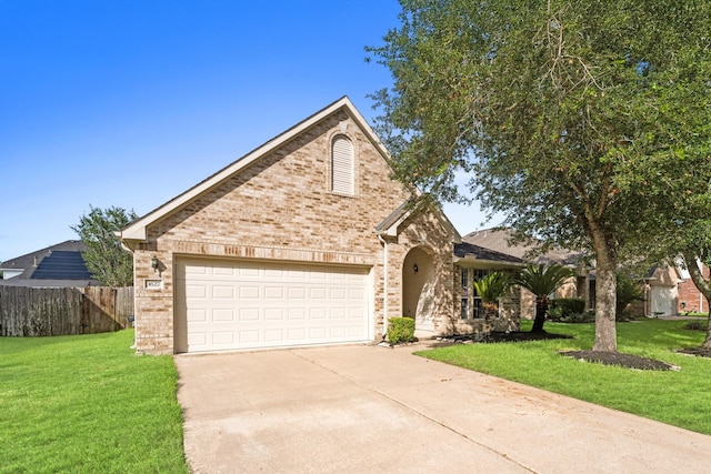 1627 Pebble Brk, Missouri City, TX 77459 - traditional-style house featuring brick siding, concrete driveway, and an attached garage