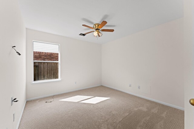 1627 Pebble Brk, Missouri City, TX 77459 - spare room with carpet floors and ceiling fan