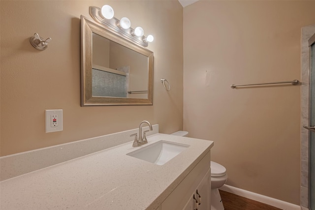 4519 N Main St, Houston, TX 77009 - bathroom with vanity and wood finished floors