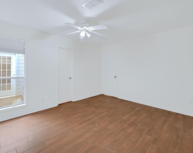 20031 Sunny Shores Dr, Humble, TX 77346 - unfurnished room with wood finished floors and a ceiling fan