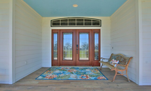 34210 Sanders Ranch Rd, Magnolia, TX 77355 - view of exterior entry with french doors
