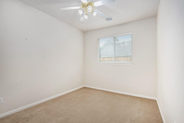 24006 Northshire Ln, Katy, TX 77494 - spare room featuring light carpet and ceiling fan